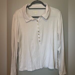 Lilly Pulitzer White Long Sleeve Top